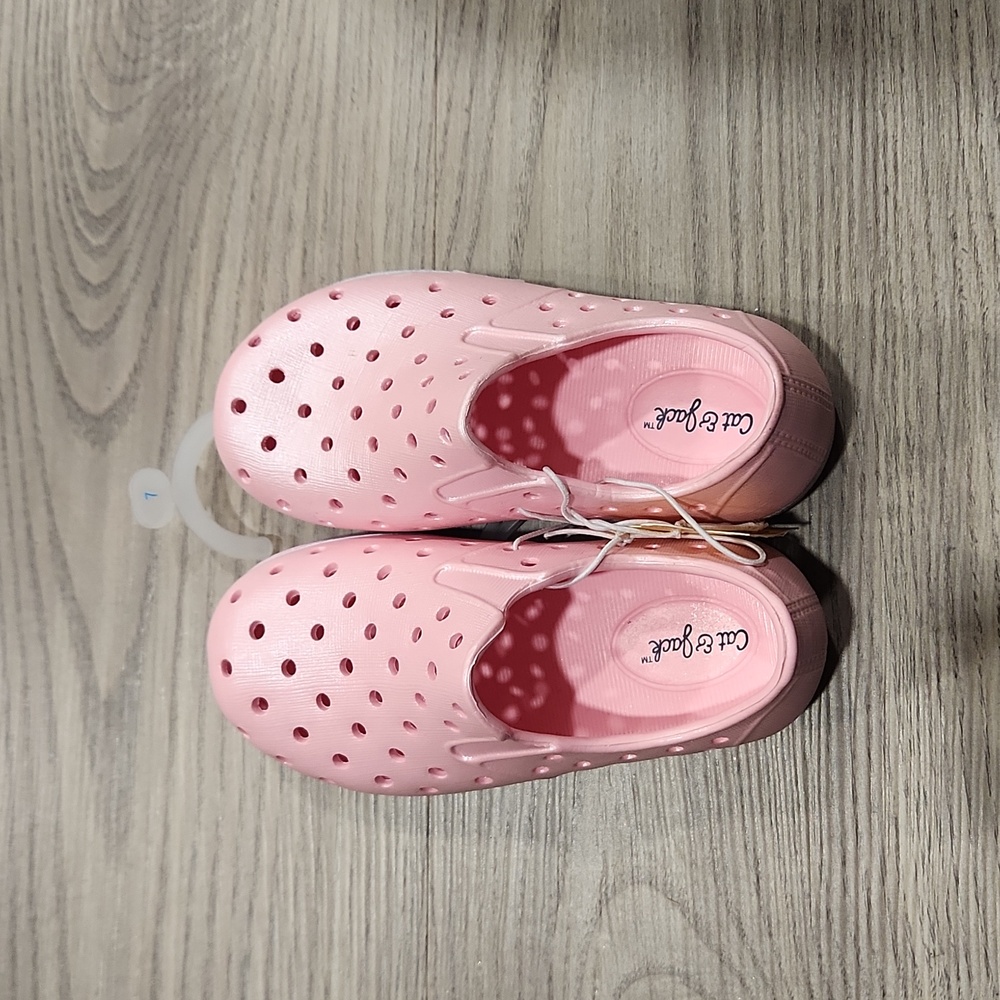 Cat and Jack Pink Boat Shoes Size 7